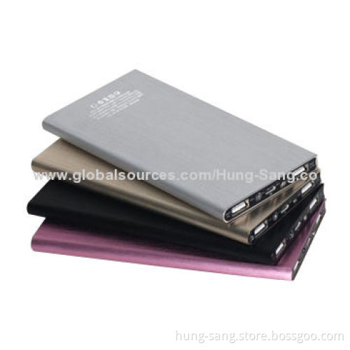 Super Slim High Capacity 12,000mAh Power Bank for Apple & Android Phone